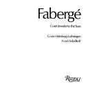 Cover  Fabergé : court jeweler to the Tsars