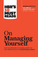 Copertina  HBR's 10 must reads : on managing yourself
