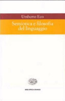 Copertina  Semiotica e filosofia del linguaggio