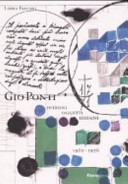 Cover  Gio Ponti : interni oggetti disegni : 1920-1976