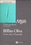 Copertina  L'arte moderna, 1770-1970. L'arte oltre il Duemila