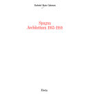 Copertina  Spagna, architettura 1965-1988