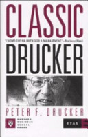 Cover  Classic Drucker : l'uomo che ha inventato il management