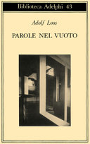 Copertina  Parole nel vuoto