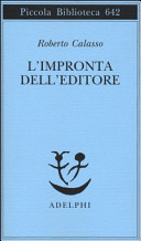 Copertina  L'impronta dell'editore