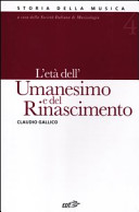Cover  4: L'età dell'umanesimo e del Rinascimento