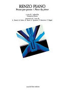 Cover  Renzo Piano: pezzo per pezzo : catalogo della mostra