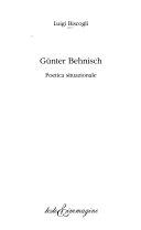 Cover  Günter Behnisch : poetica situazionale